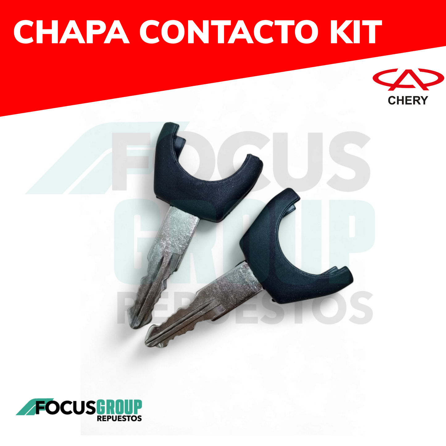 Chapa de contacto Chery IQ 1.1 con llaves
