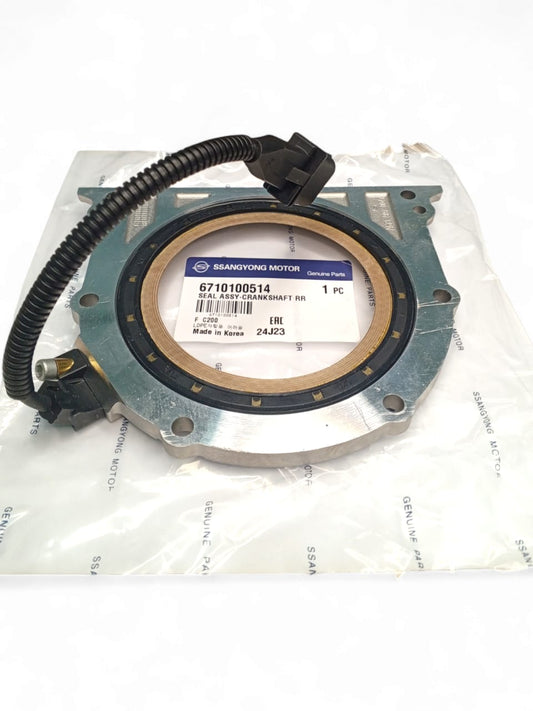 Porta Retén Trasero Cigüeñal SsangYong con sensor 2.0/2.2 (2013-2025) Original Korea Diesel