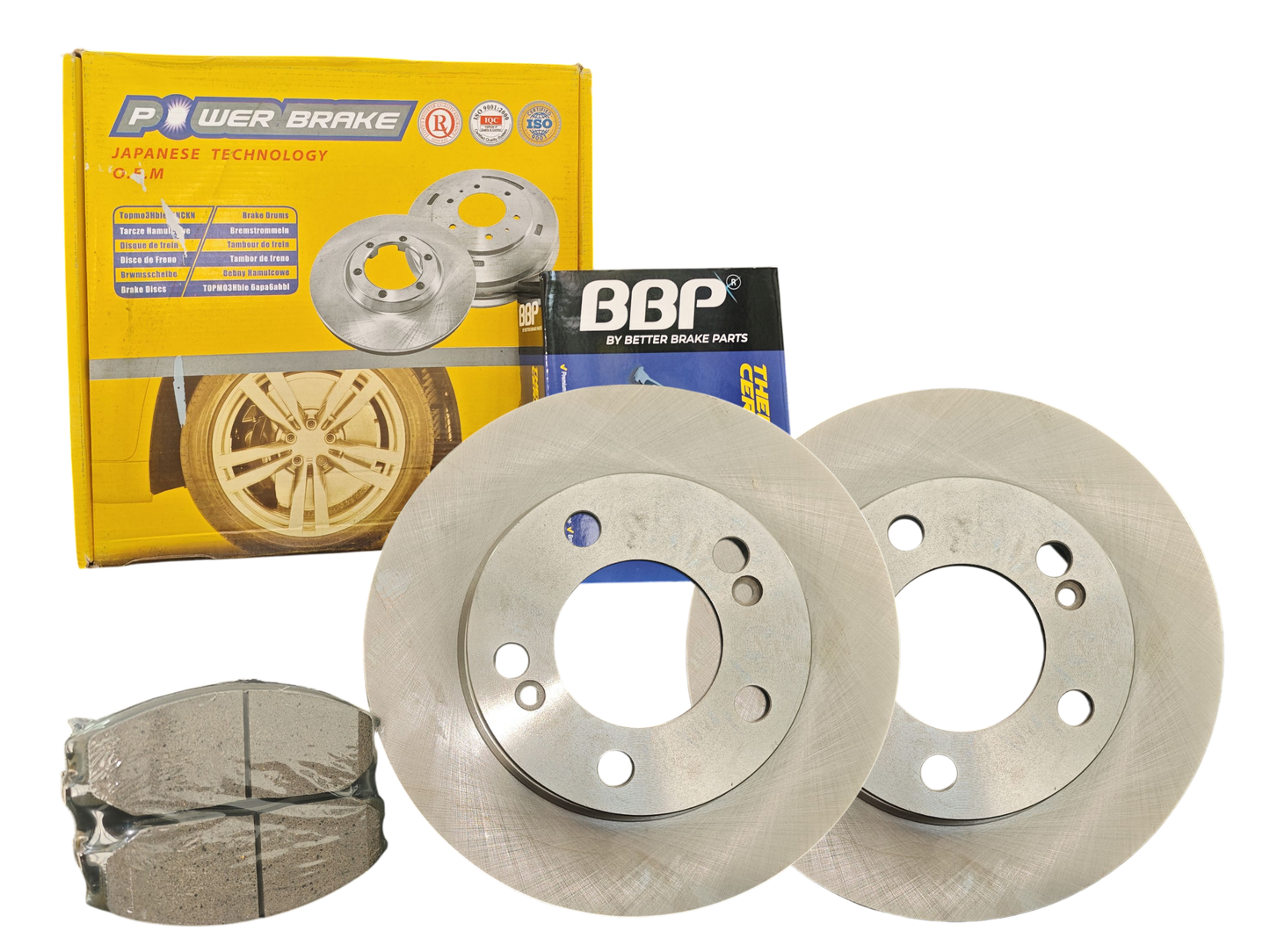 Discos + pastillas delanteras Rexton 2.0/2.7 Diesel