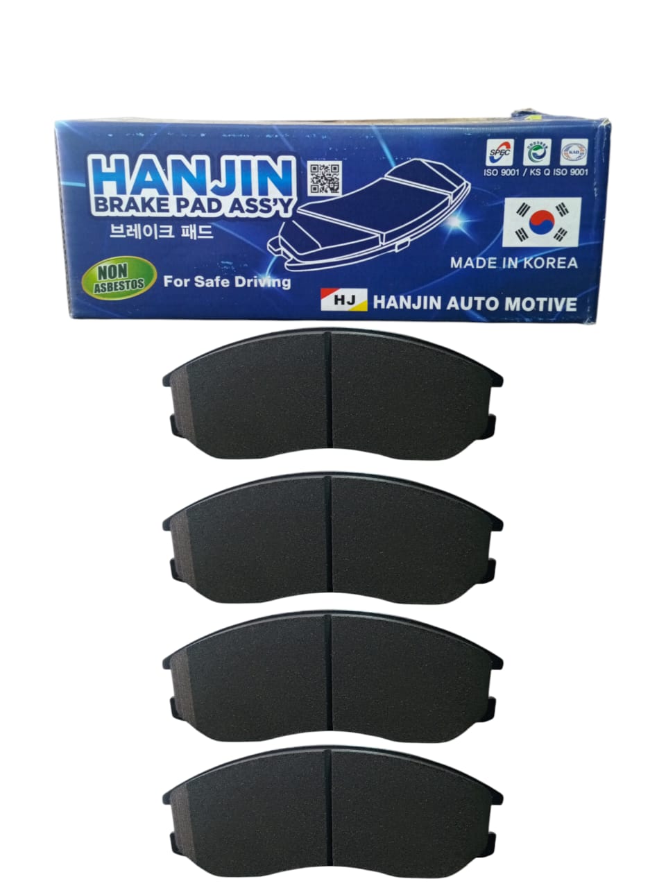 Juego Pastilla freno delantero Actyon 2.0 2007-2022 HANJIN KOREA