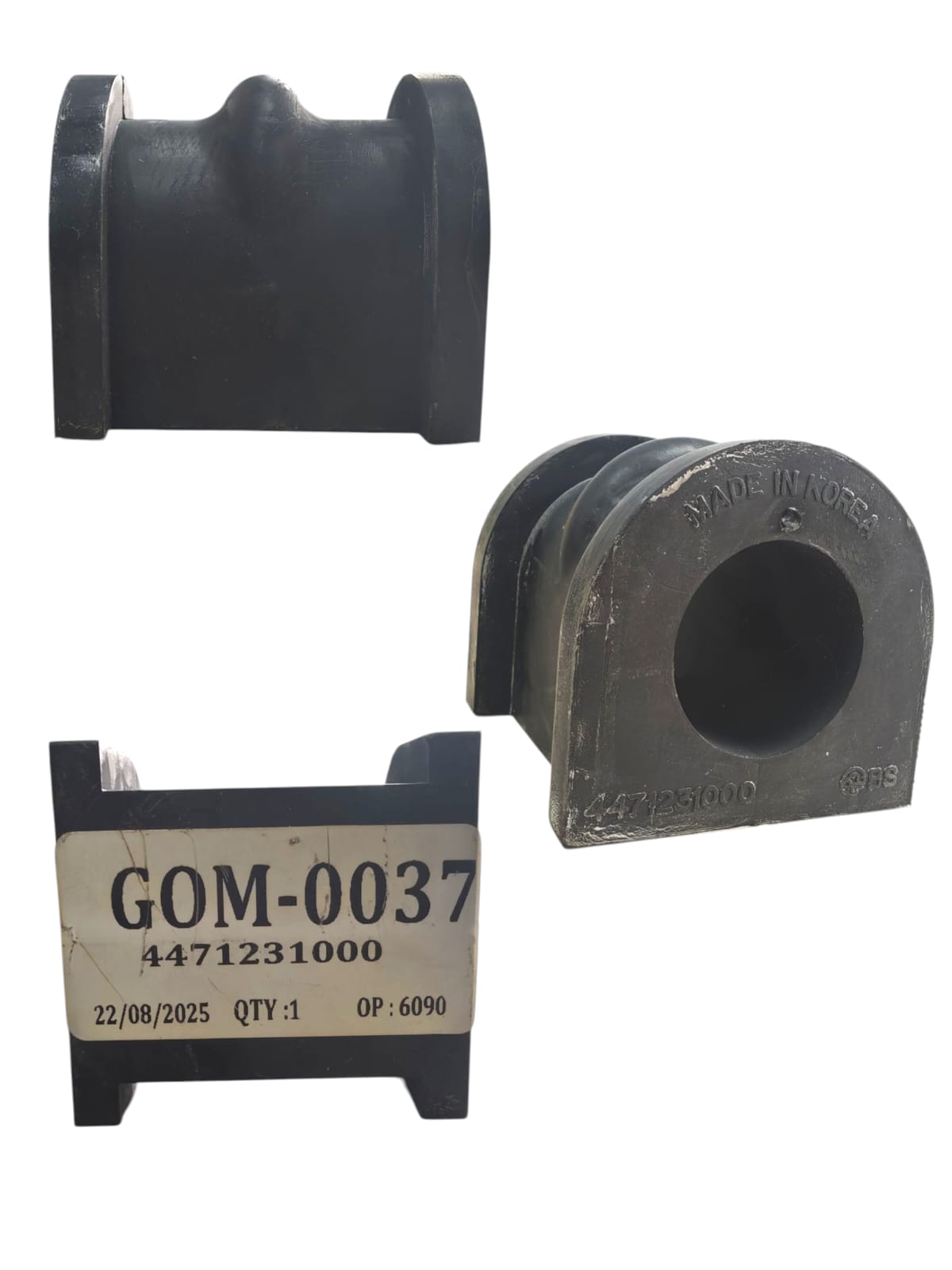 Goma de barra estabilizadora delantera Kyron 2.0 Diesel 2010-2012