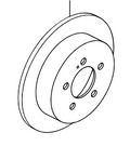 Discos de freno trasero Grand Musso/New Musso 2.2 4X2 4X4 2022-2025