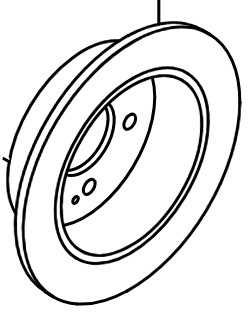 Disco de Freno Trasero para Korando