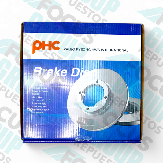 Disco de Freno Delantero VALEO SsangYong Korando C 2.0/2.2 Bencina y Diésel 2010–2018 4x2 / 4x4