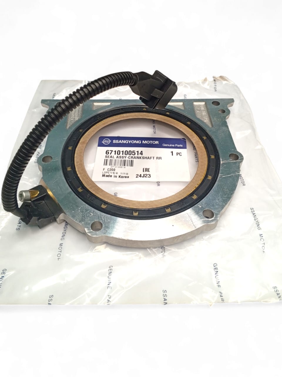 Porta Retén Trasero Cigüeñal SsangYong con sensor 2.0/2.2 (2013-2025) Original Korea Diesel