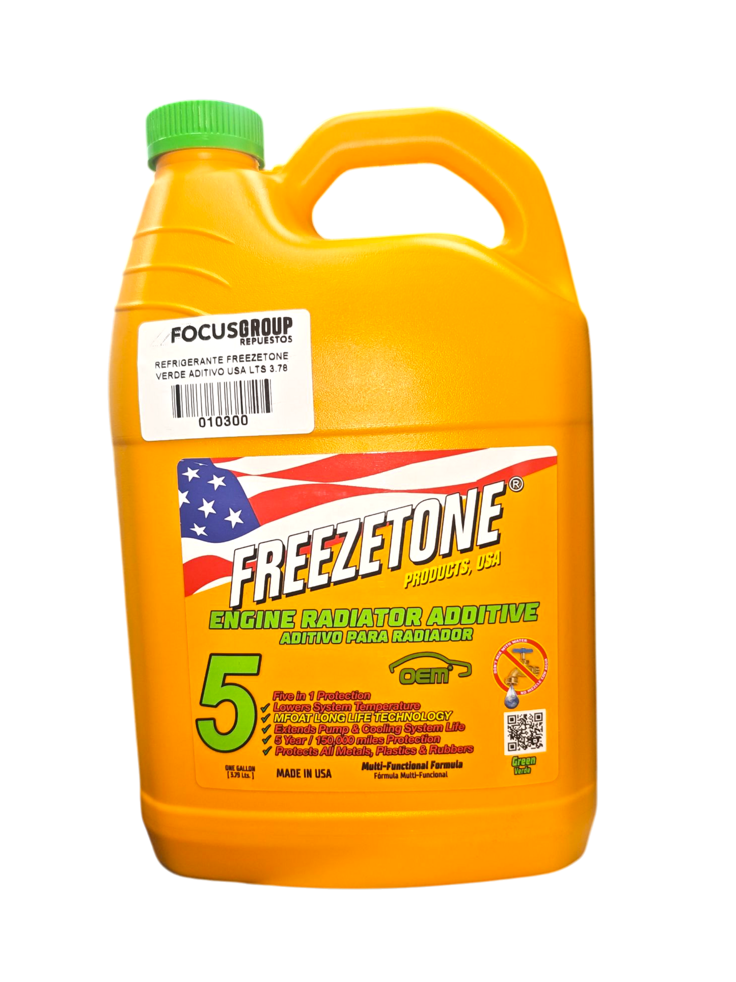 Refrigerante aditivo verde (litro 3.78)