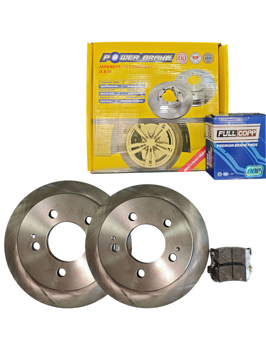 Discos + pastillas traseras Rexton 2.0/2.7 Diesel