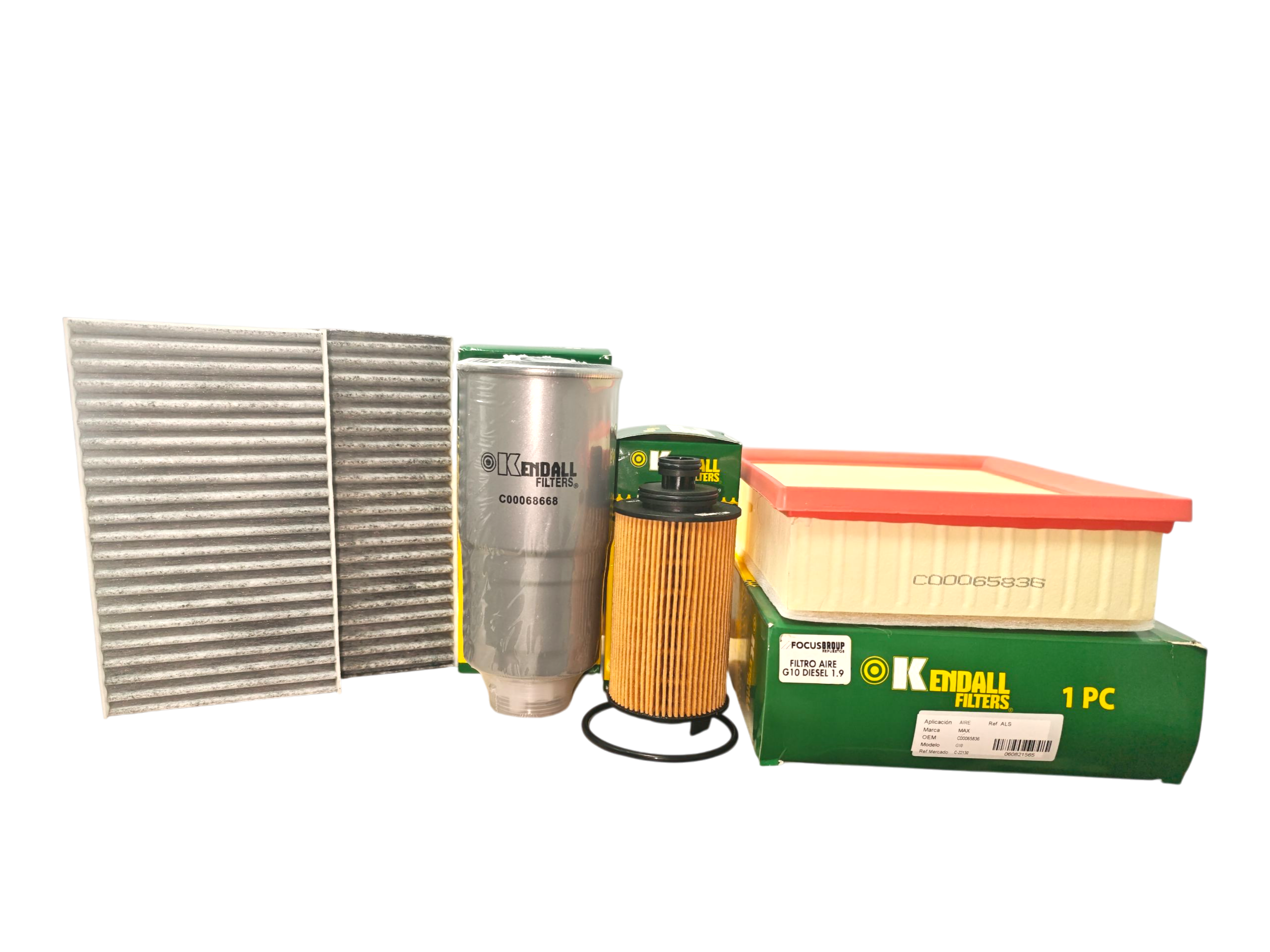 Kit de filtros G10 1.9 diesel