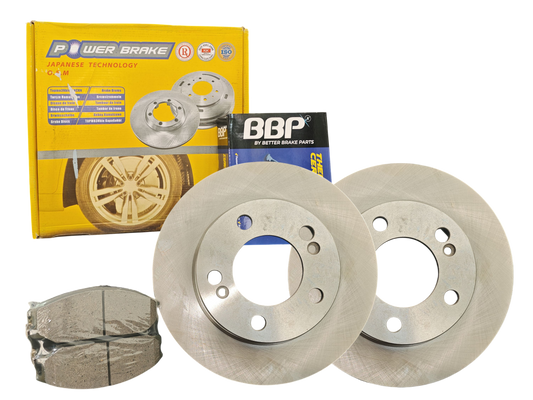 Discos + pastillas delanteras Rexton 2.0/2.7 Diesel