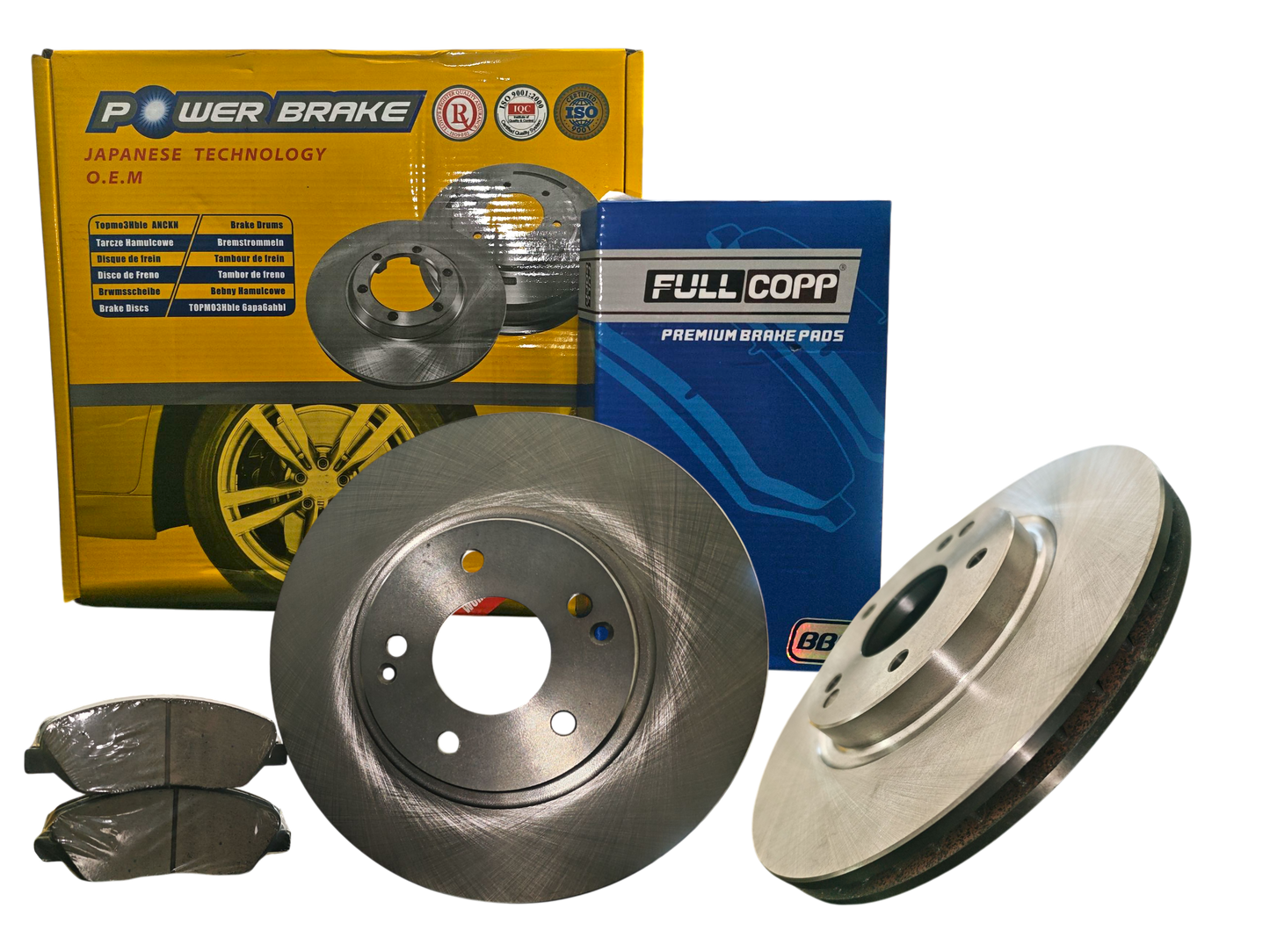 Discos + pastillas delanteras Korando 2.0/2,2 Diesel 1.5 bencinero