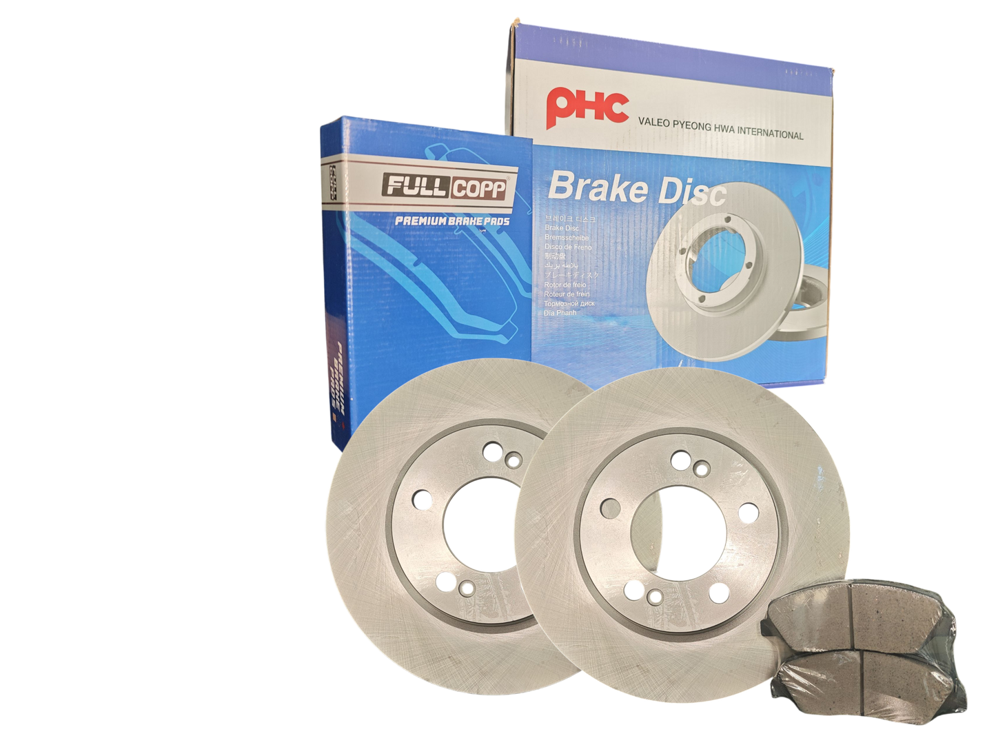 Discos + pastillas delanteras Rexton 2.2 Diesel