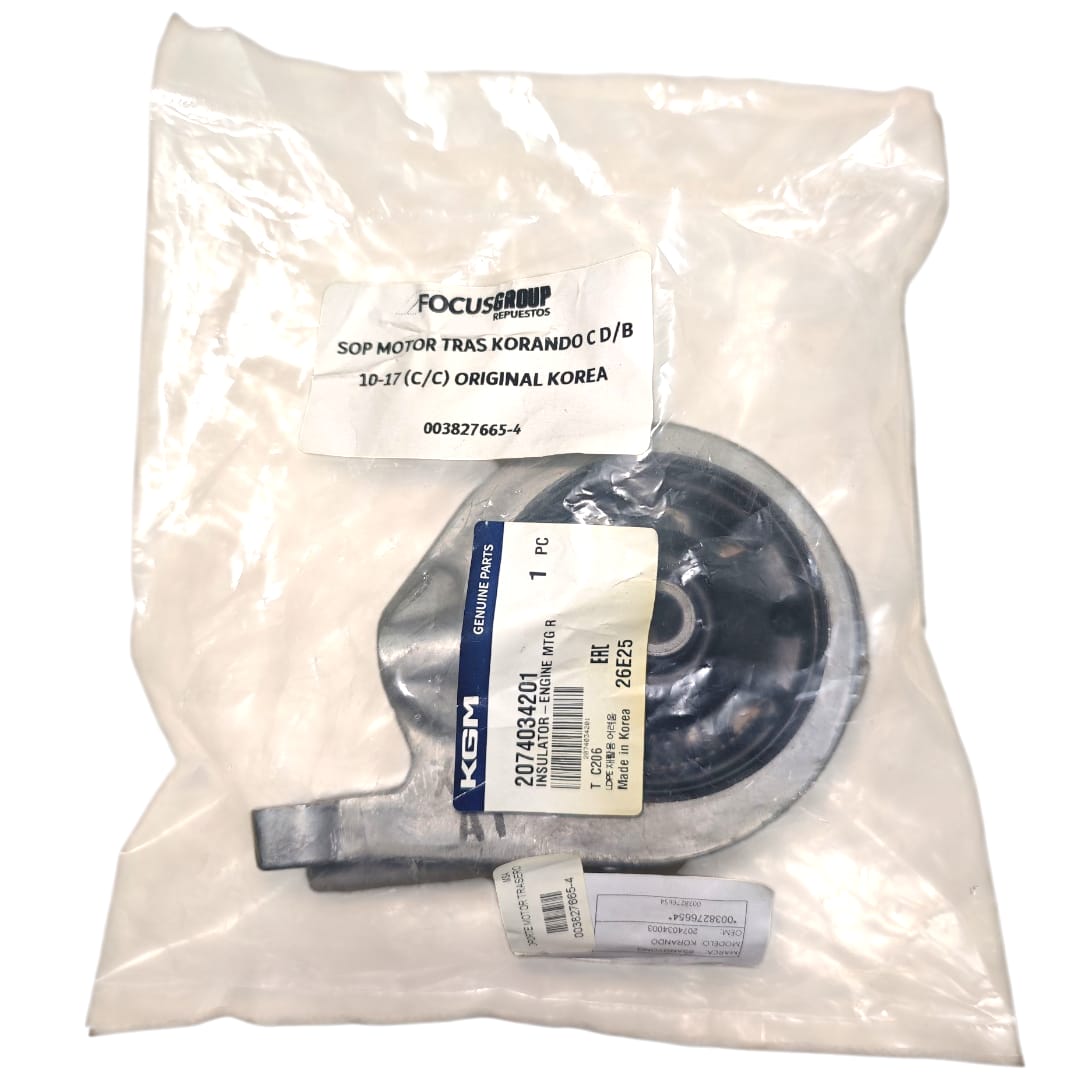 Soporte Motor Trasero Central Korando C D/B 10-17 (C/C) Original Korea