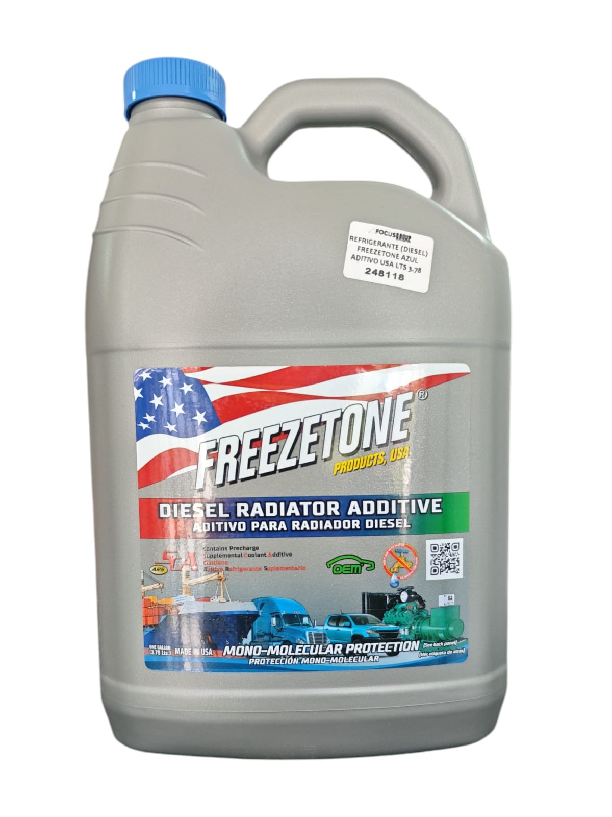 Refrigerante (Diesel)  Azul aditivo USA Litros 3.78